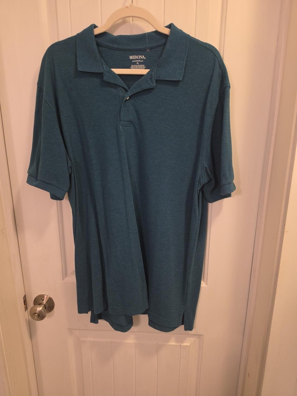 NWOT Merona The Ultimate Polo Men’s XL Dark Teal